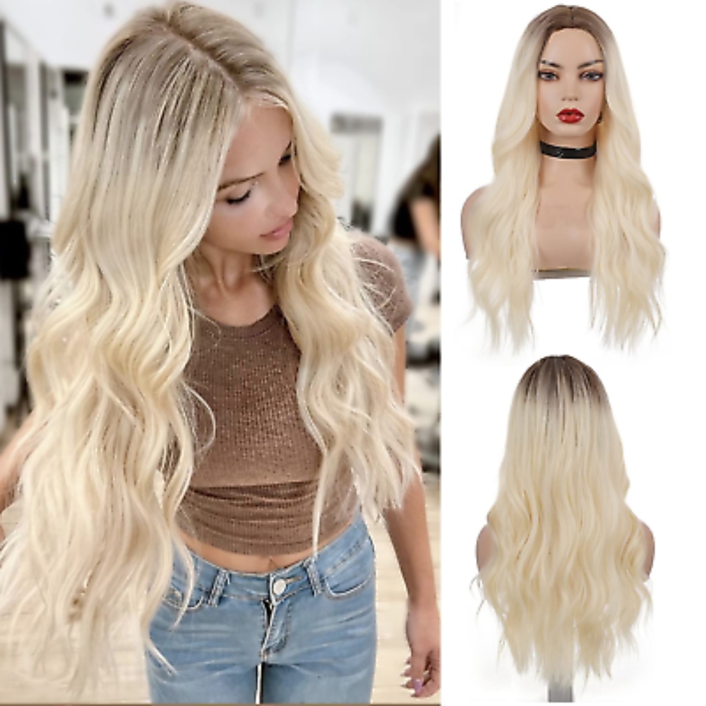 Ombre Blonde Beauty Full Wig